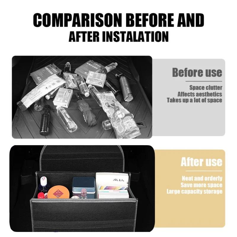 VW Car Trunk Organizer Box Large Capacity Folding Storage Bag For VW GTI Polo Passat B6 B7 Golf MK6 Tiguan T-ROC Jetta Arteon CC