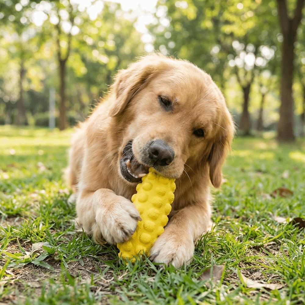 Flexible Dog Chew Toy Bite Resistant Dog Teething Stick Funny Dog Toothbrush Stick Home Play
