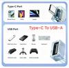 USB 3.2 на Type C Адаптер OTG Быстрая зарядка 120 Вт 10 Гбит Высокоскоростная передача данных Аудио Для iPhone 17 16 15 ПК Планшета Xiaomi Huawei USB C Конвертер