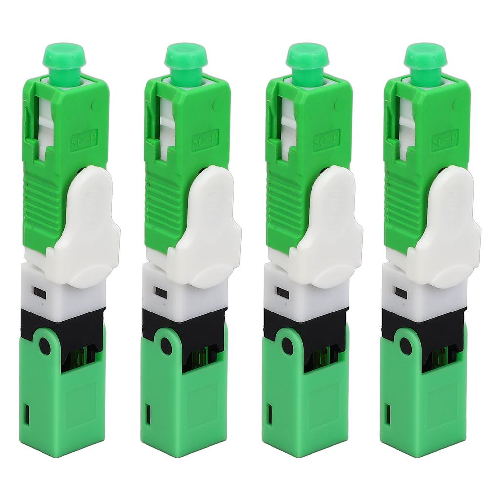 20 Sets Fiber Optic Cold Connector Single Mode SC Fiber Optical Fast Connector for FTTH Projects