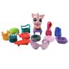 Hasbro Littlest Pet Shop Мультяшная Q-версия Животное Мини-подставки Котенок с короткой шерстью Собака Милый Большеглазый Детские Фигурки Игрушка