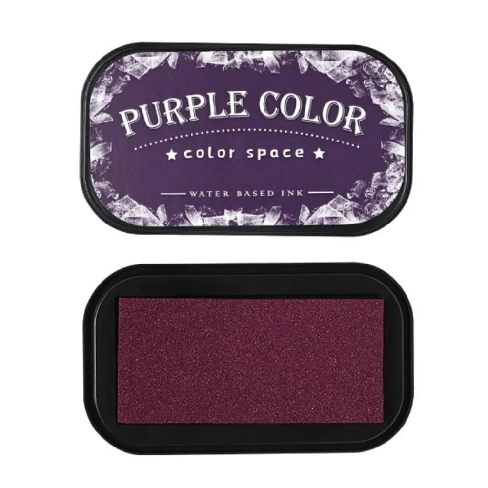 New Colorful Water Based Ink Pad Quick Drying High Density Sponge Inkpad Easy to Use Self Ink Stamp Scrapbook Supplies