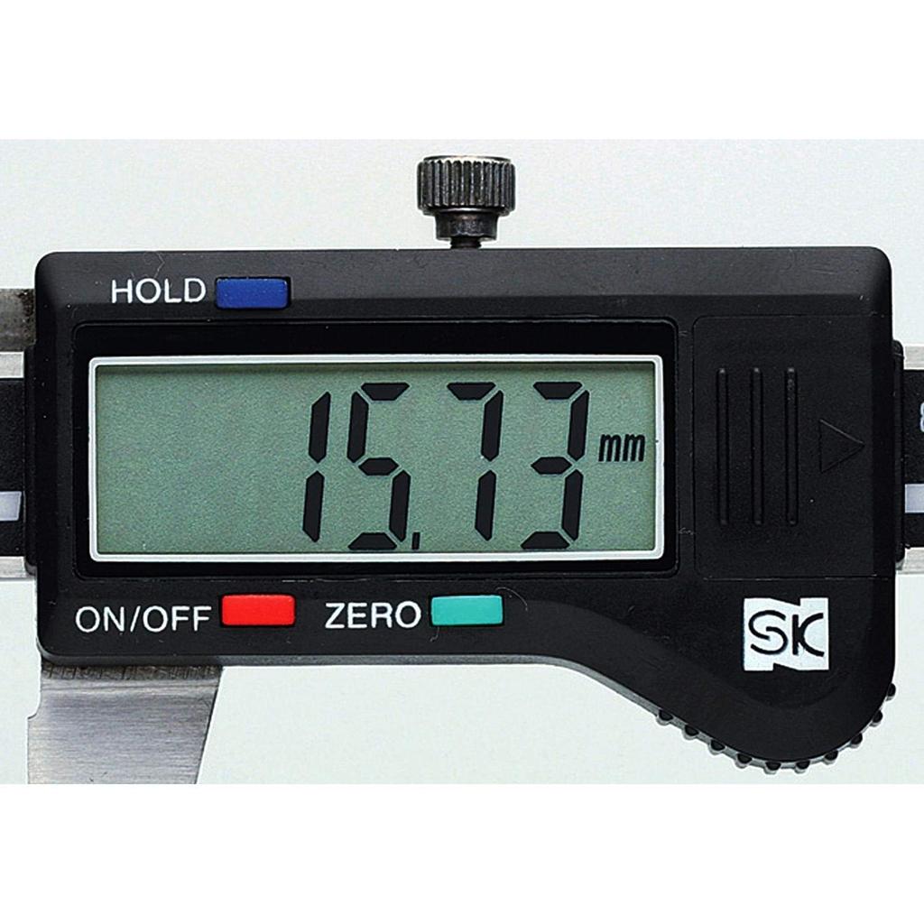 Niigata Seiki SK Digital Caliper, 150mm, BLD-150 with Depth Bar, Clear Hard Case Included