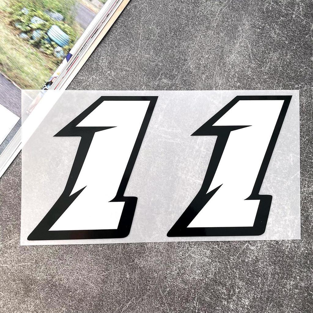 Белые светоотражающие наклейки JDM для автомобиля, водонепроницаемые декоративные чехлы для мотоциклов