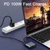 Док-станция 4 в 1 USB C Hub Type-C to Dual HDMI Adapter 4K 60 Гц Расширение экрана USB 3.0 для ноутбука телефона ПК