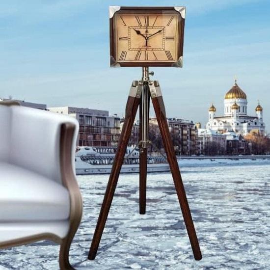 Старинные деревянные промышленные регулируемые старинные напольные часы с римскими цифрами
