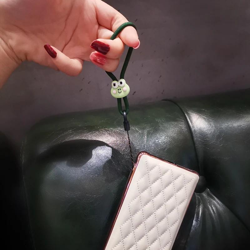Cartoon Phone Lanyard Wrist Strap Shy Short Cord Iphone Huawei Red Rice Xiaomi Samsung Phone Strap Cute Lanyard Keycord