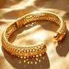 1Bohemian-style open bracelet with floral design, unisex style, perfect accessory for beach vacations, ideal gift for brides, weddings, teachers, and