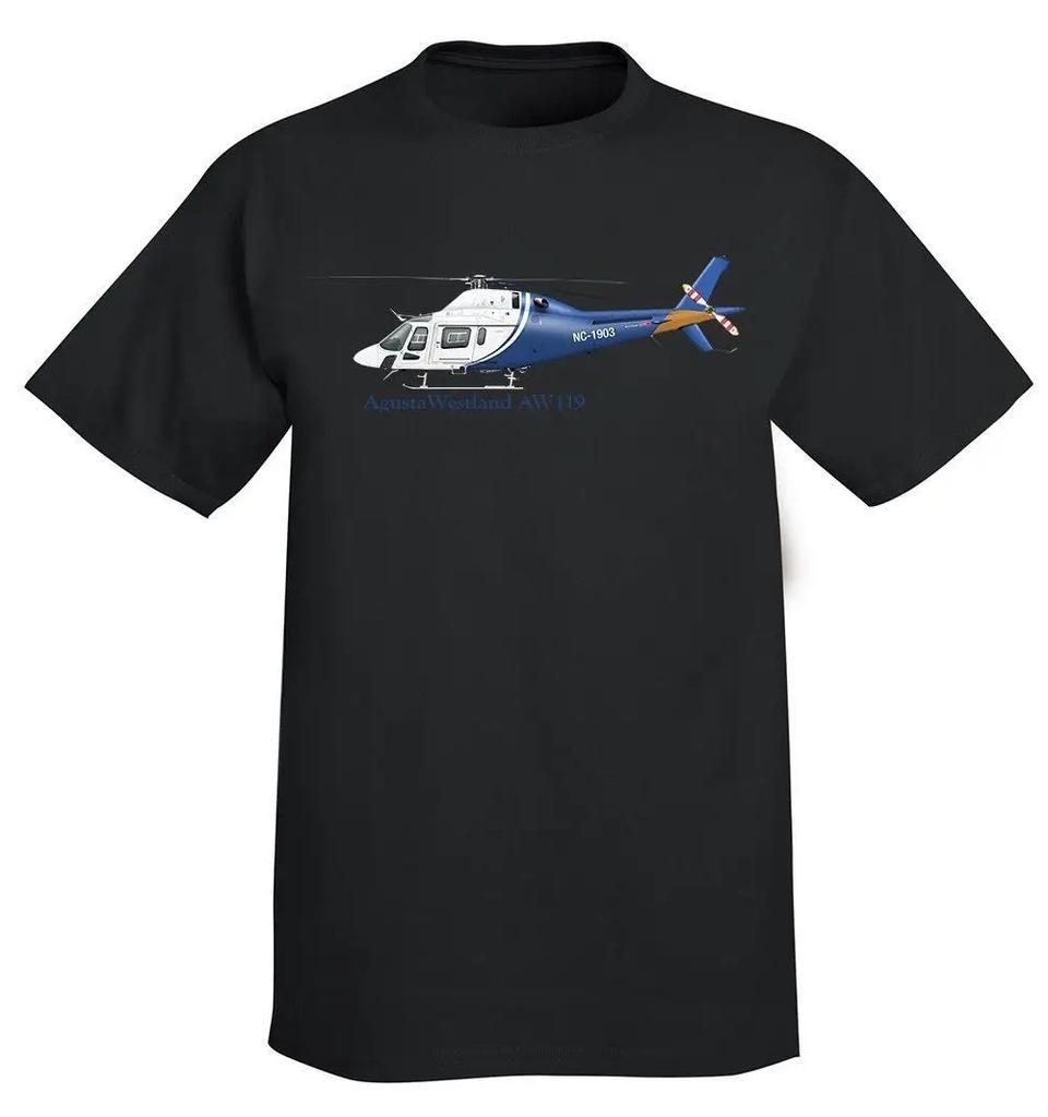 2023 New Summer Unisex Hot Sale Fashion Agustawestland Aw119 Koala Helicopter Tshirt Personalized With Your N T Shirt