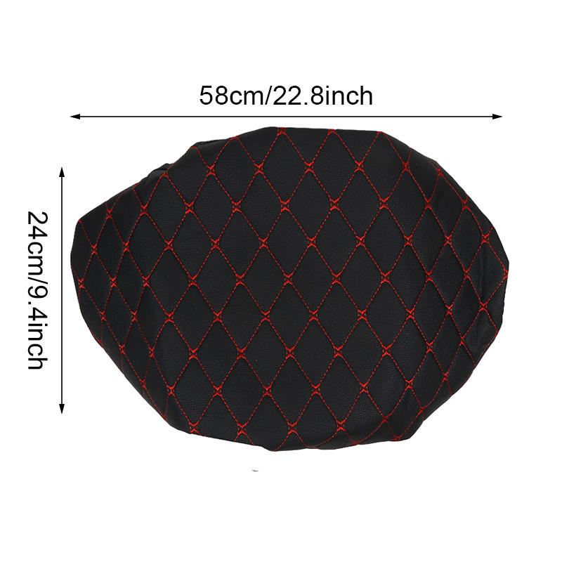 Чехол на подушку сиденья мотоцикла Водонепроницаемый Сетчатый Дышащий Нескользящий Кожаный Чехол на подушку сиденья для скутера