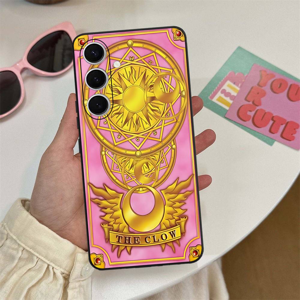 Чехол для телефона Anime C-CardcaptorS S-Sakura для Samsung S 24 Fe 25 Ultra Plus 20 Lite 21 30 22 23 24 22 Ultra 5G Fundas