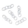 20pcs/lot 25mm Metal Link Chain Connector For Keychain Pendant KeyChains Hanging Accessories Diy Jewelry Making Findings