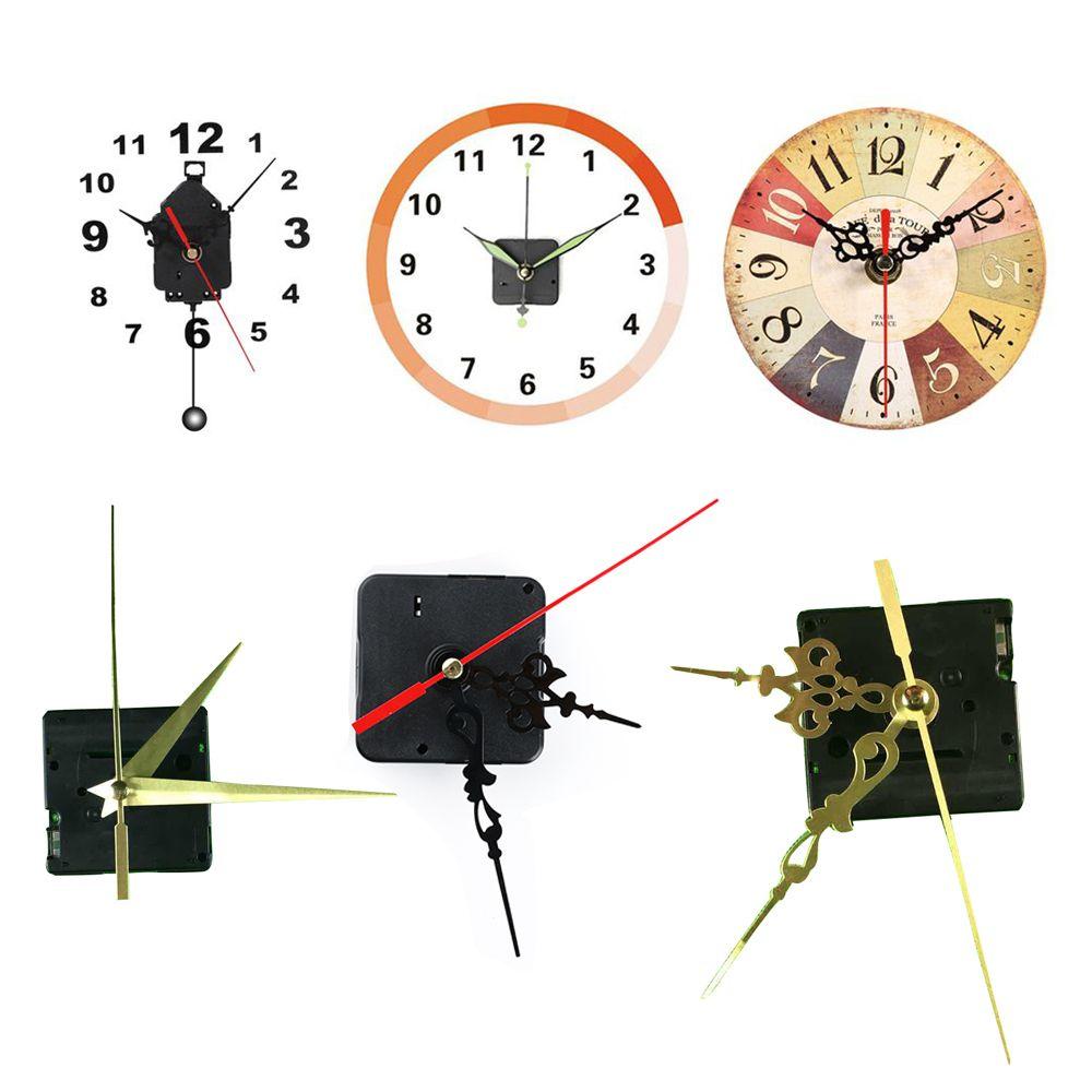 Cross-stitch Essential Tools Clock Movement Mechanism Pendulum Repair Replacement Parts + Hands