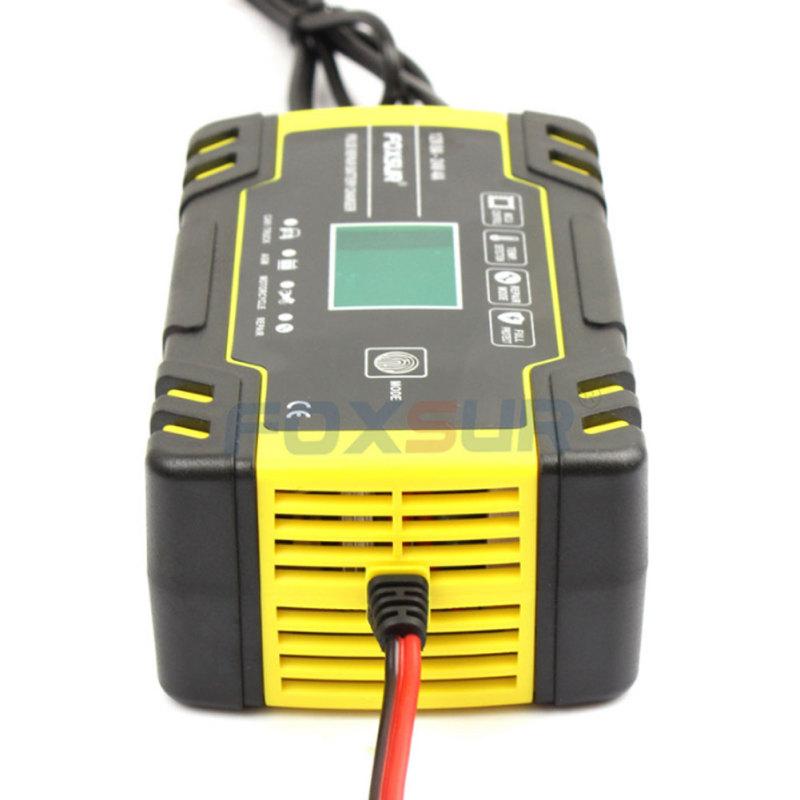 12V 8A/24V 4A Автомобильное зарядное устройство 3 этапа автоматической зарядки для свинцово-кислотного грузовика, мотоцикла