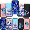Phone Case for Samsung Galaxy S25 S24 S23 iPhone 16 15 Xiaomi Redmi Note 14 13 12 16E 12C X 11 Pro Max OPPO Moto Huawei Blue Lilo Stitch Lovely Cover