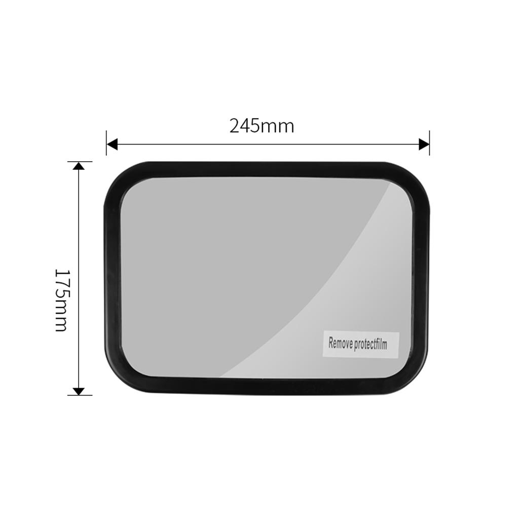 Baby Car Mirror with Light Remote Controller Acrylic Adjustable Baby Mirror for Car Observe Baby " S