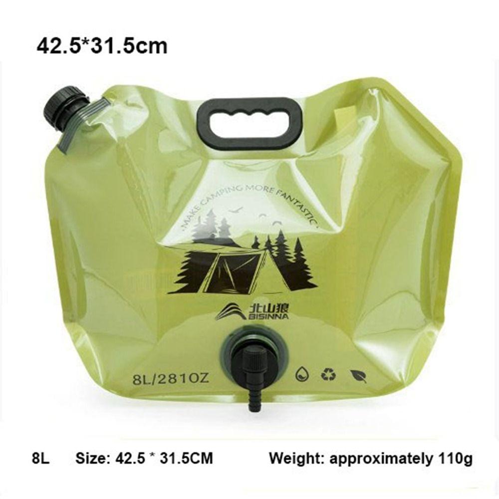 Portable Folding Water Bucket Bag 2.5L/8L Large Capacity Water Container Camping Supplies
