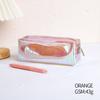 TPU Pencil Case Shiny Transparent Stationery Pouch Durable Pen Bag  Gift