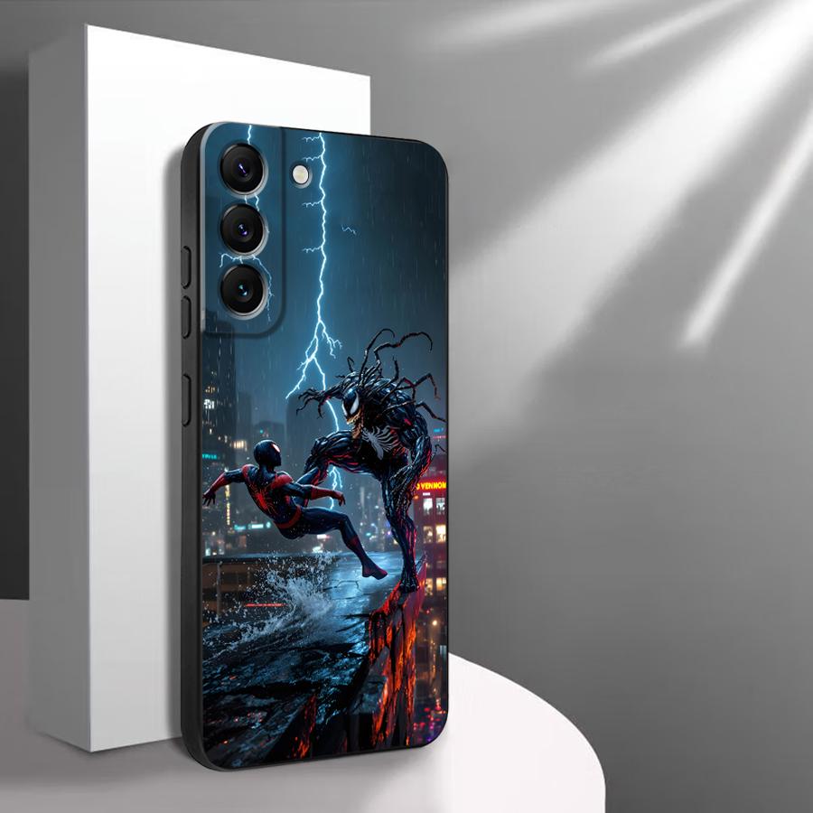 Чехол для телефона Samsung Galaxy A57 A23 A26 A55 A53 A35 A25 A32 A52 A36 A24 A73 A51 A37 A22 A71 A72 Marvel Крутой Веном