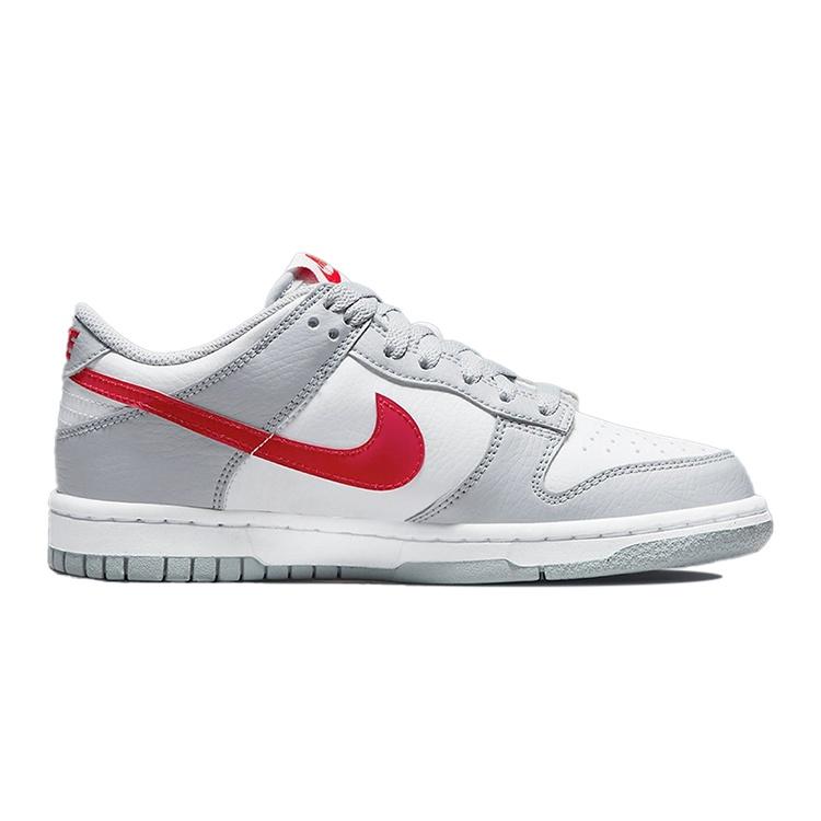 (GS) Nike Dunk Low 'Grey Red' Kids' DV7149-001