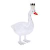 300ML Swan Whiskey Decanter Eye Catching Clear 3D Goose Whiskey Bottle For Wedding Family Gathering Bar Transparent Grey