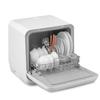 Iris Ohyama No Construction Upper and Lower Nozzle White Dishwasher, Dishwasher/Dryer, Required, Compact, Cleaning, Manufacturer's Warranty,