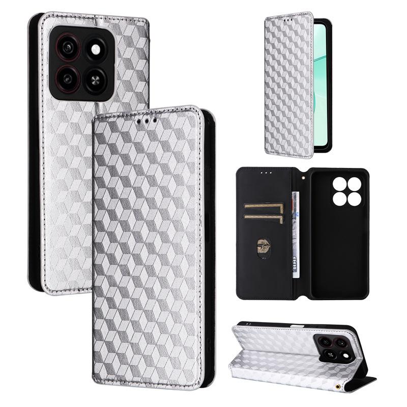 Чехлы-книжки для ZTE Blade A35/Blade A55 Кожаный чехол [Flip Vintage Leather] Кошелек противоударный прочный ретро-чехол для телефона