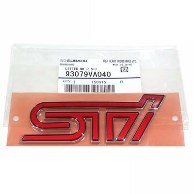 Задний значок STi Subaru Эмблема на багажник для 2015-2018 Impreza WRX STi - 93079VA040 - Оригинальный OEM