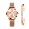 OLEVS Arm японский кварц ультра розовая нержавеющая сталь стильные водонепроницаемые часы браслет розовый день подарок для часов для женщин OLEVS золотые женские часы,