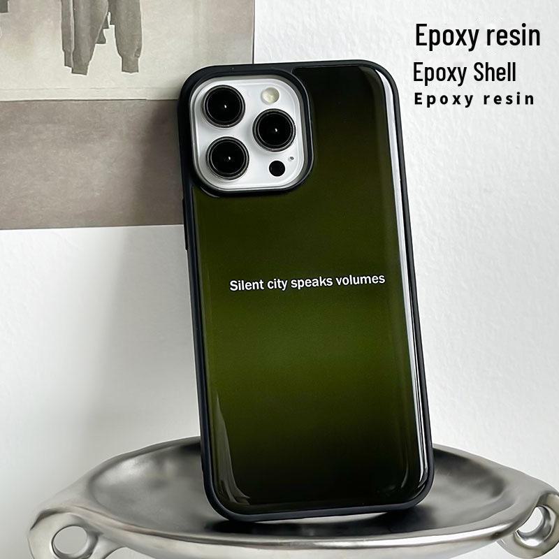 Чехол Zhitai Epoxy для iPhone 16 Pro/14/15 Pro Max и Huawei Mate 60