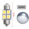 1/2/4/10PCS Auto C5w C10w License Plate LED Dome Festoon Door Lights Car Interior Trunk Reading Ceiling Lamp 5050 31/36/39/41mm