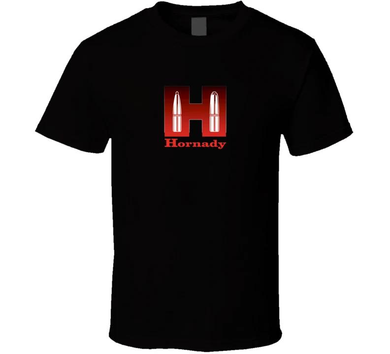 NEW SHIRT HORNADY HUNTING SHOOTING AMMUNITION LOGO T-Shirt FUNNY SIZE S-5XL