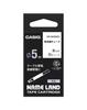 Casio Label Writer Nameland Heat Shrink Tube Tape White 5mm XR-9HSWE1