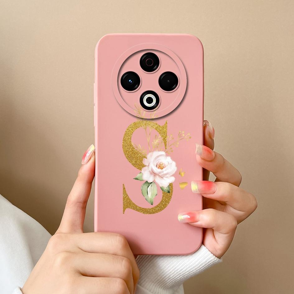 Чехол для Tecno Spark GO 1 2025 Sprak 30 20 Pro 30C Pop 9 Camon 30S Pro 4G 5G популярные цветы AZ буквы мягкий силиконовый противоскользящий чехол для телефона Tecno