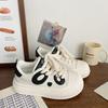 2025 новая платформа повседневная обувь кеды женские черно-белые панда маленькие белые кеды кеды женские ins студенческие трендовые туфли мягкая подошва