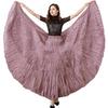 Women Maxi Skirt Elastic High Waist Super Large Pendulum Design Long Skirt Pleated Dance Skirt Party Wear