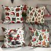 New Christmas Pillow Cases Living Room Printed Decorative Pillow Cases Home Christmas Pillow Cases