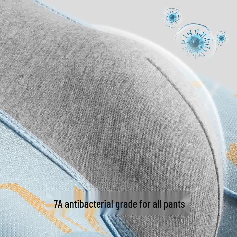Men's Ice Silk Mesh Breathable Anti-bacterial Boxer Briefs 3-Pack