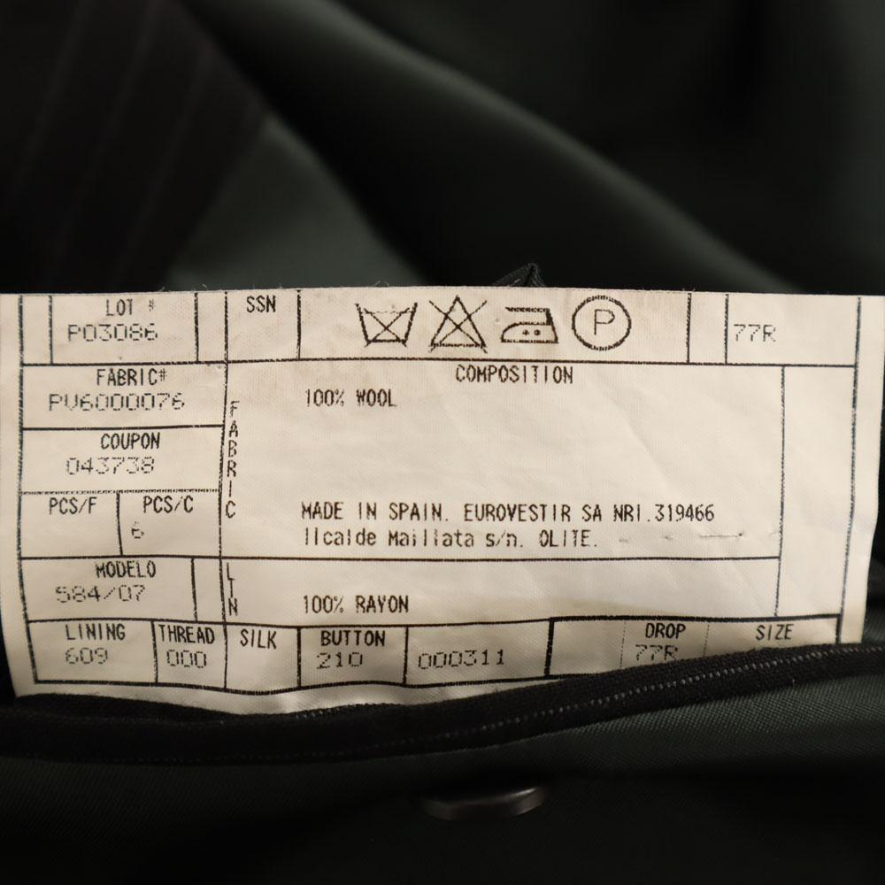 Костюм в полоску Polo by Ralph Lauren Сделано в Испании Комплект 40 Угольно-черный Мужской Б/у