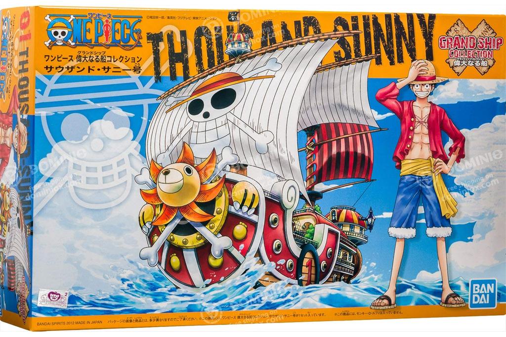 Bandai One Piece Great Ship Collection Thousand Sunny Plastic Model Kit From TV Animation One Piece