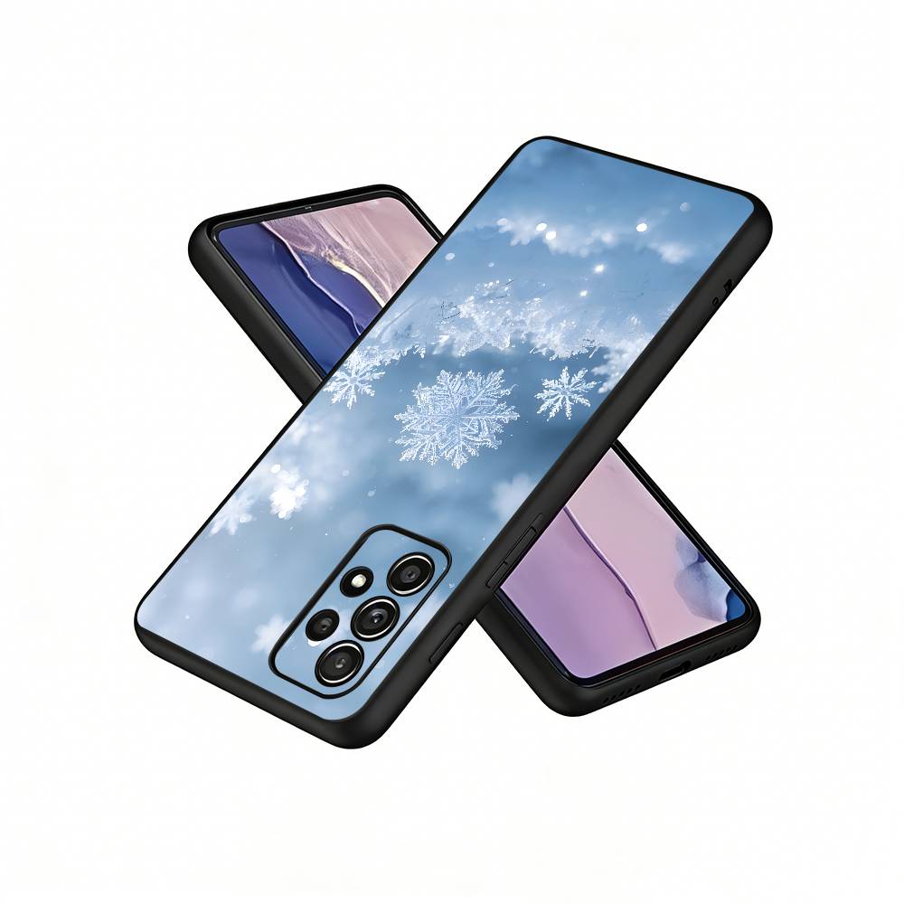 Красивый чехол "Снежинка" для Samsung A21 31 51 53 71 20 22 30 32 42 50 10 11 4G 5G