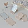 Portable Foldable PU Leather Desktop Makeup Mirror