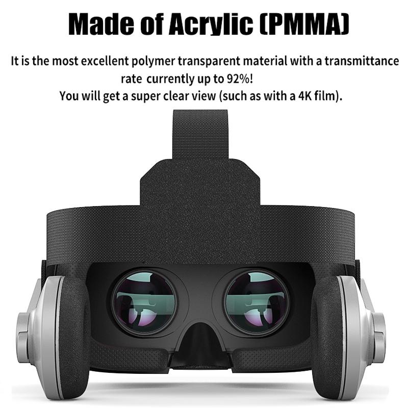VR 3D очки, Наголовные очки виртуальной реальности VR для захватывающего игрового опыта, Подходят для смартфонов