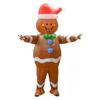 Inflatable Christmas Costume: Santa Claus Riding Reindeer Suit