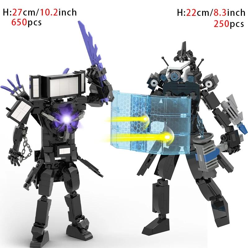 Moc Skibidi Туалет Фигурки Модель Строительные Блоки Camerman Titan Speakerman Surveillance Man TVMan Мальчики Игрушки Для Детей Подарки