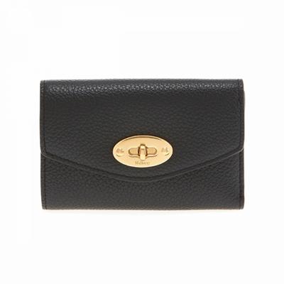Mulberry Rl6665 205 A100 Daly Grain Складной кошелек-бифолд с несколькими отделениями на молнии