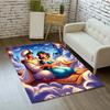 1pc Aladdin Pattern Area Rug Soft Flannel Floor Mat for Living Room,Office,Bedroom and Carpet