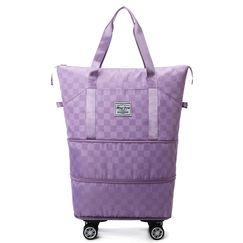 Вместительная расширяемая дорожная сумка на колесах с отделением для сухого/мокрого белья и возможностью переноски в ручной клади для беременных