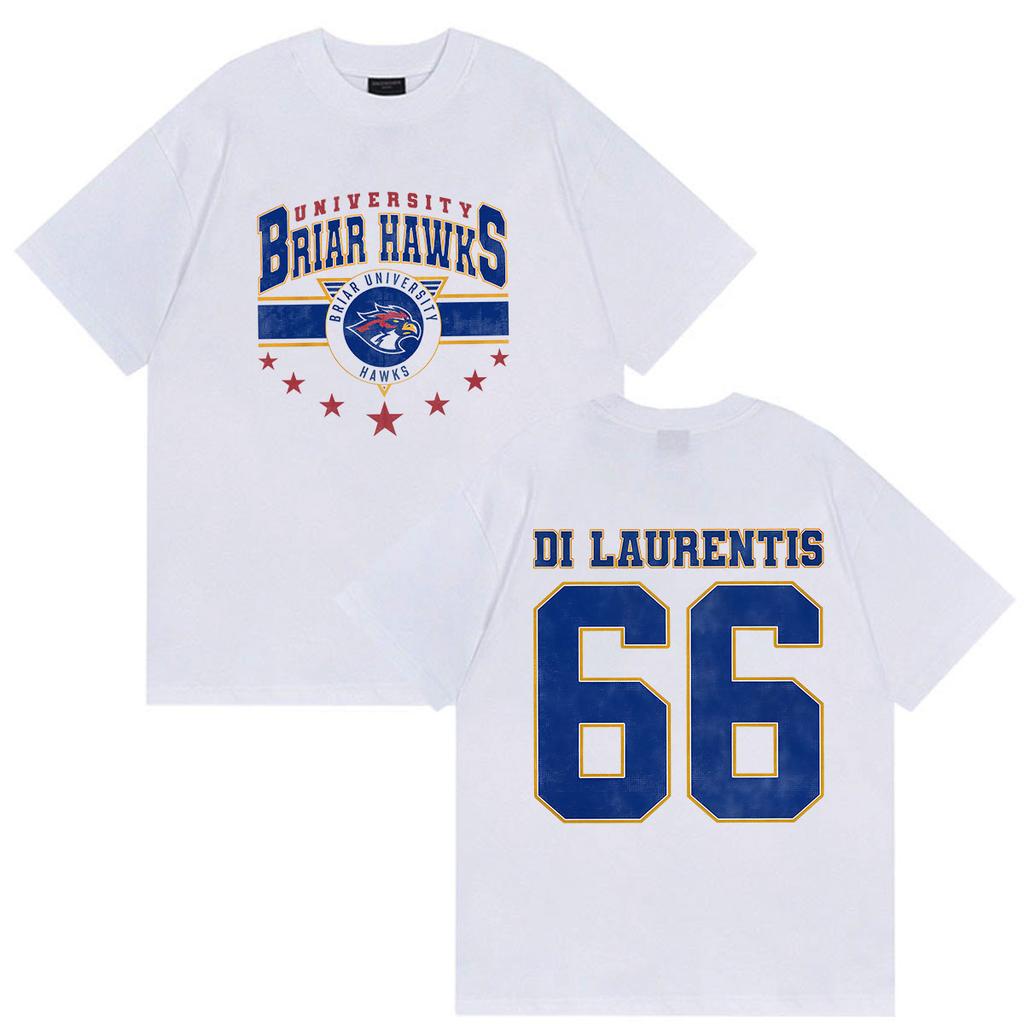 2026 TV Series Off Campus Di Laurentis 66 Briar University Tshirts Unisexs WoUnisex Vintage Harajuku Oversized Cotton T Shirt Tops