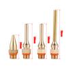 2 шт./лот сопло для термоклеевого пистолета из чистой меди, маленькое, длинное, короткое, большое, 2,0x70 мм, 3,0x50 мм, 2,0x50 мм, аксессуары для клеевого пистолета